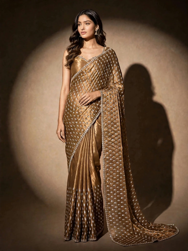 Nivara Embellished Designer Saree | Moolchand Mill